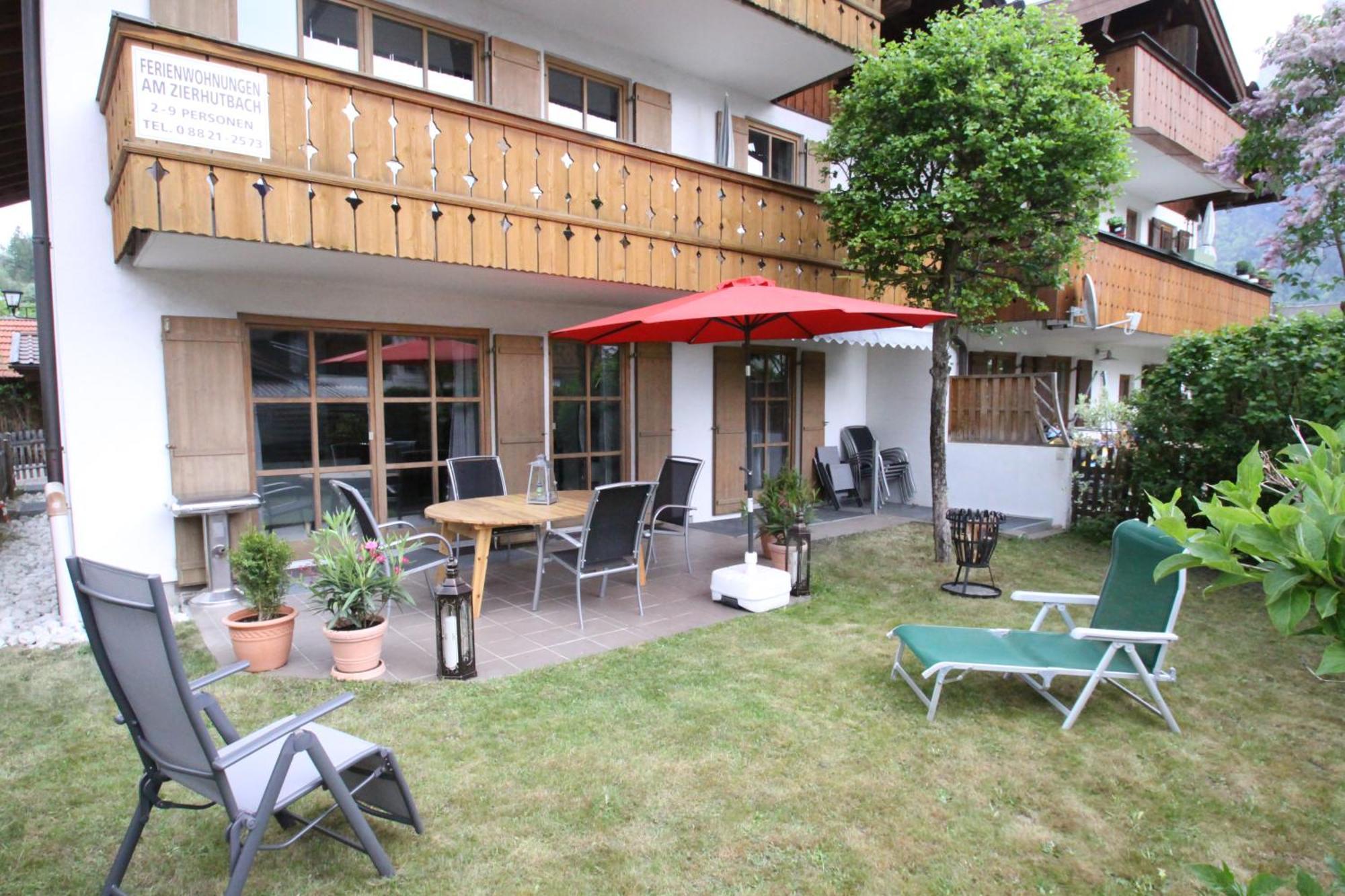 Ferienwohnung Am Zierhutbach Kranzberg Mittenwald Exterior foto